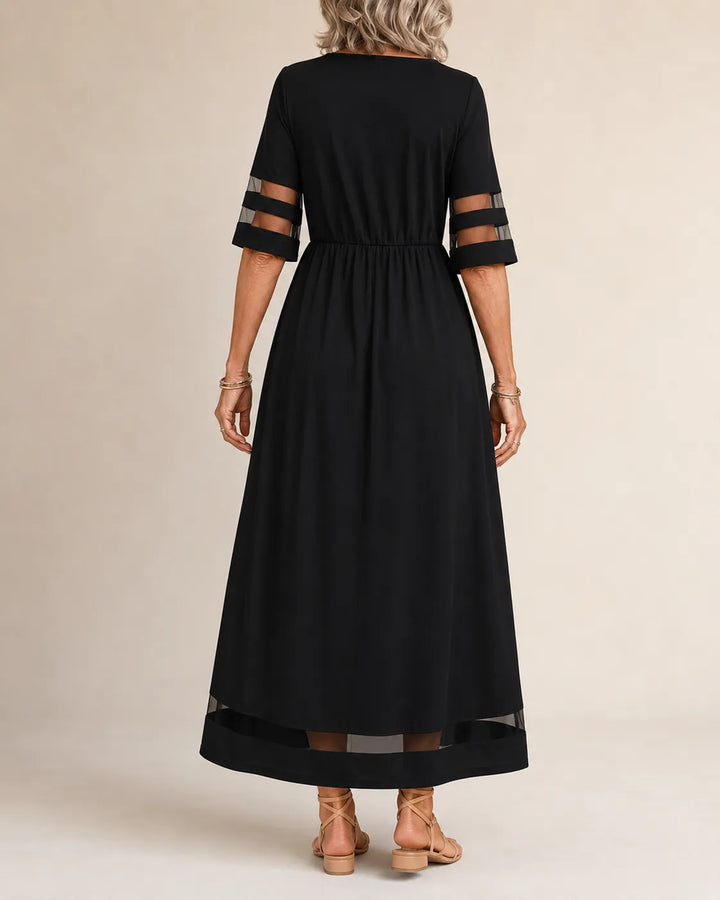 Aubrey™ – Flattering Tummy-Smoothing Midi Dress