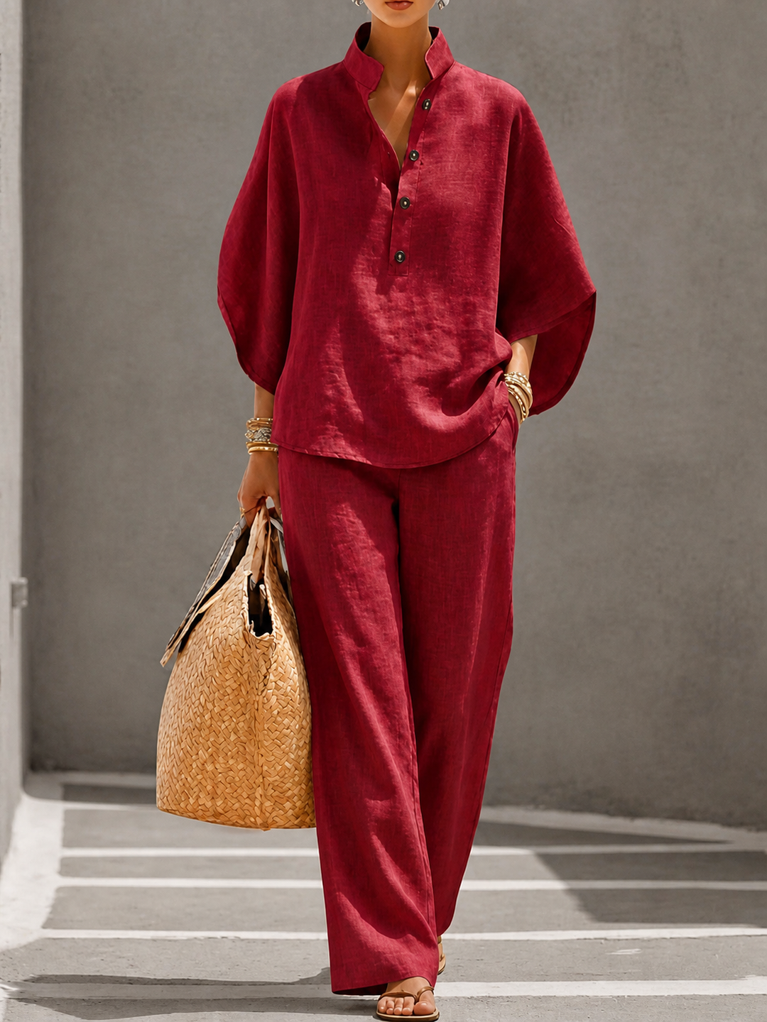 Carlotta | Complete Two-Piece Palazzo Set