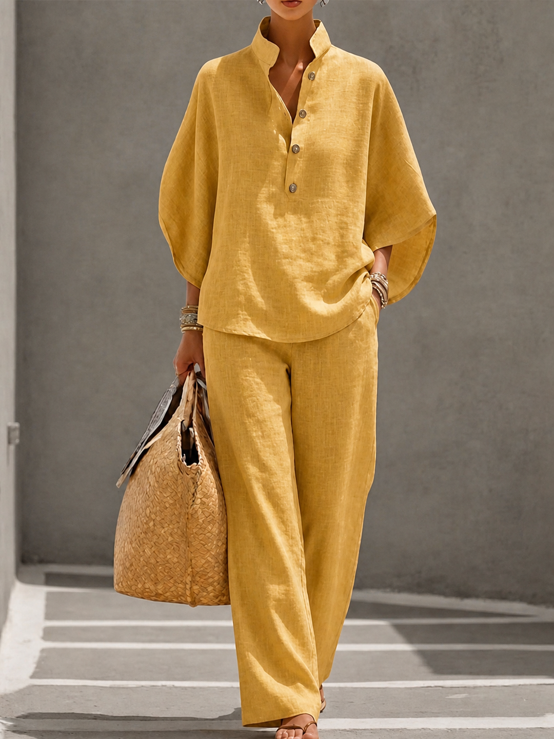 Carlotta | Complete Two-Piece Palazzo Set