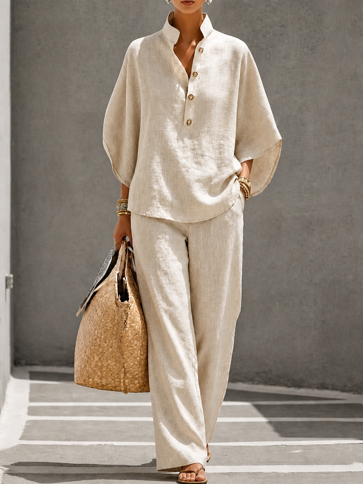 Carlotta | Complete Two-Piece Palazzo Set