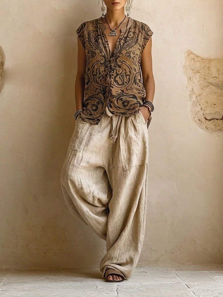 Giulia | Bohemian Layered Two-Piece Set
