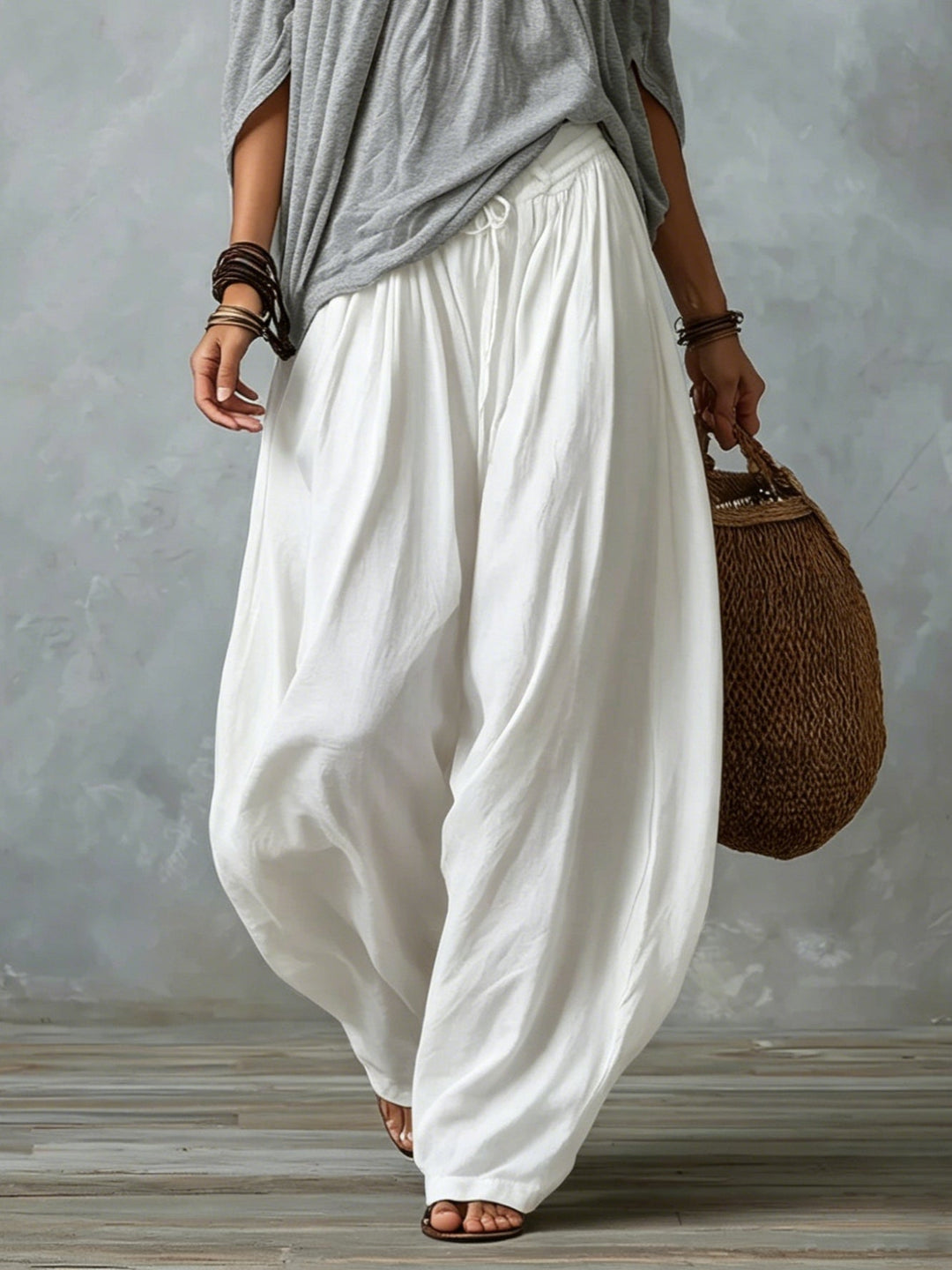 Isavella | Bohemian Lantern-Sleeve Two-Piece Set