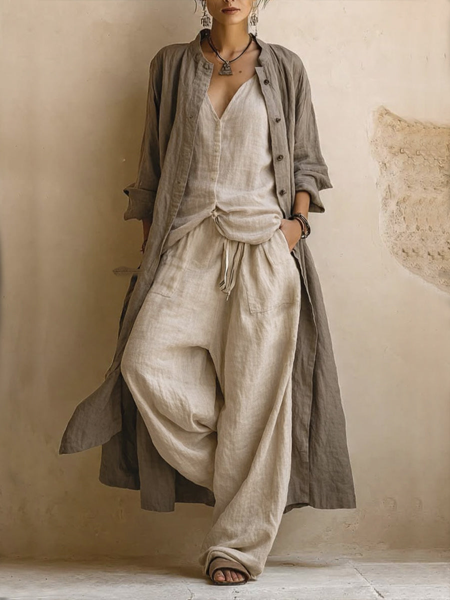 Valentina | Soft Two-Piece Set with Kimono