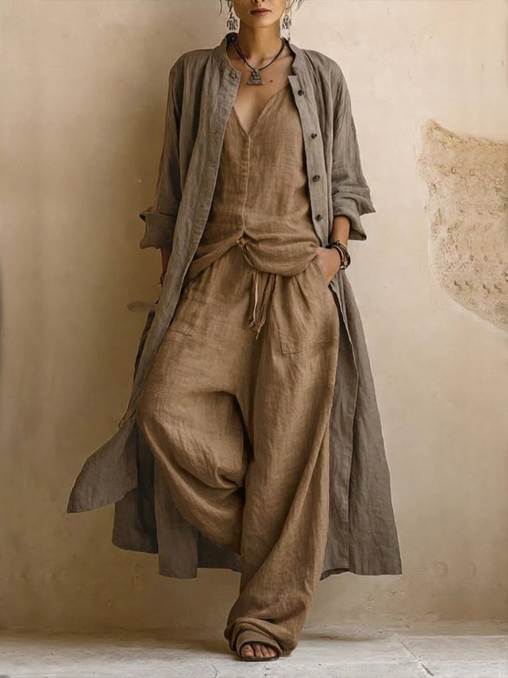 Valentina | Soft Two-Piece Set with Kimono